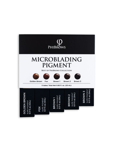 PhiBrows Microblading Pigment Collection SUPE