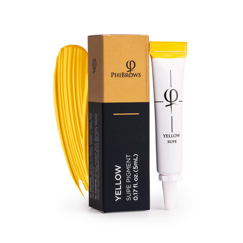 Phibrows Yellow SUPE Pigment 5ml