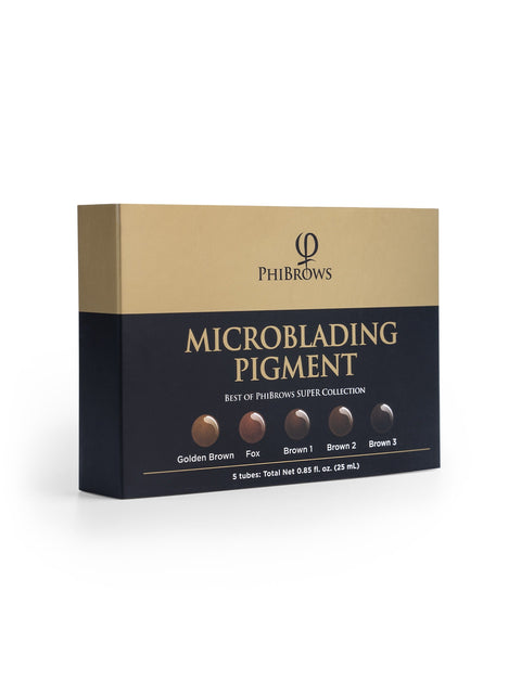PhiBrows Microblading Pigment Collection SUPER